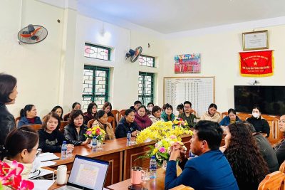 Trường Mầm non Thạch Bình tổ chức họp phụ huynh giữa kì năm học 2025 – 2026